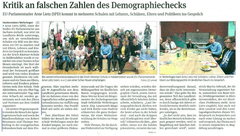  Volksstimme 20. 10. 2017