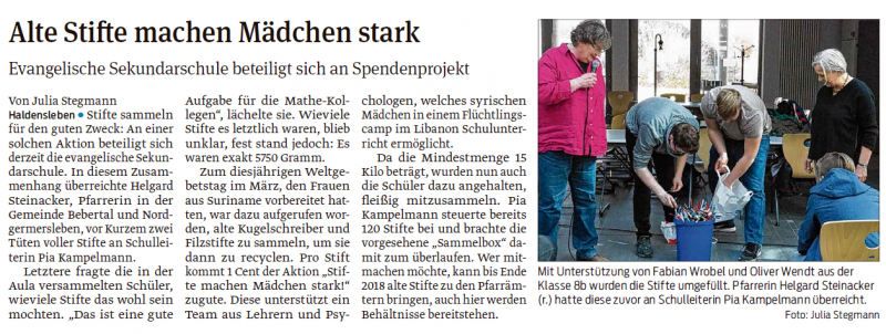  Volksstimme 21.04.2018